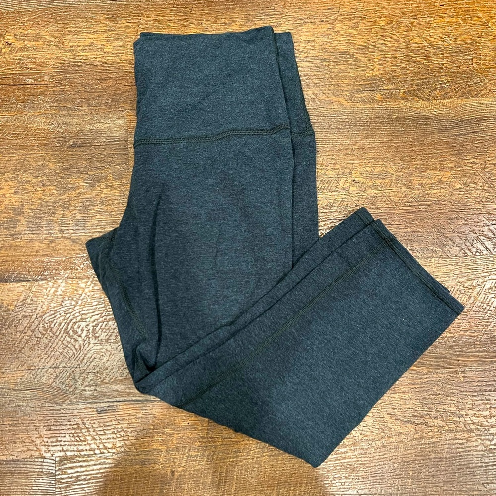 Grey Lululemon crops